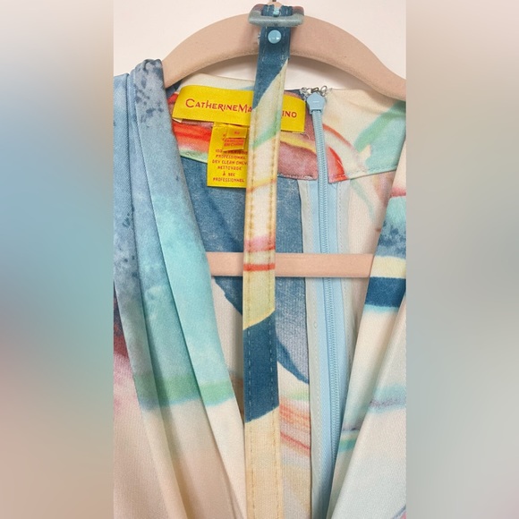 Catherine Malandrino Runway Silk Jersey Motif Dress 2009 Collection - Picture 2 of 5